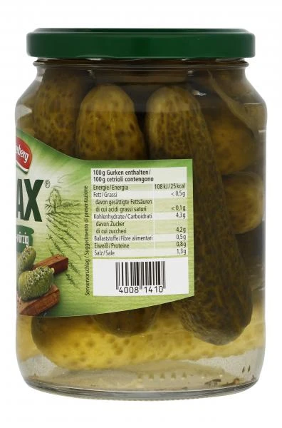 Hengstenberg Knax Gewürzgurken Knackig-würzig – Bild 3