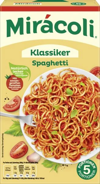 Mirácoli Spaghetti Mit Tomatensauce