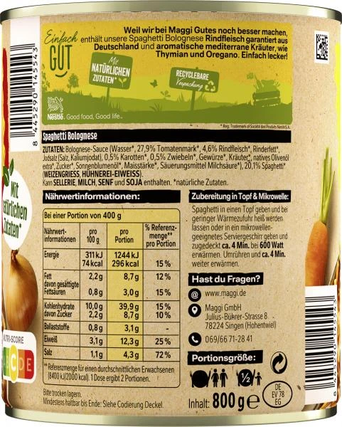Maggi Spaghetti Bolognese – Bild 3