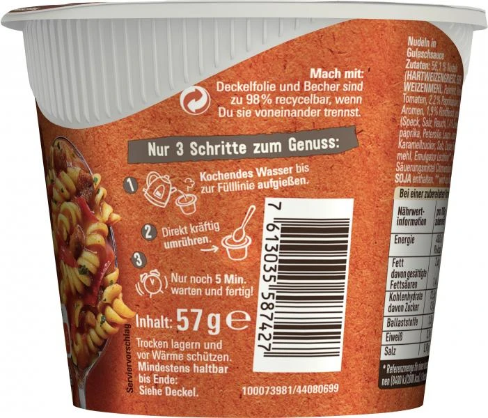 Maggi 5 Minuten Terrine Gulaschtopf Ungarischer Art – Bild 2