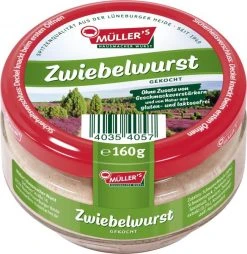 Müller's Hausmacher Wurst Zwiebelwurst Gekocht