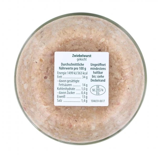 Müller's Hausmacher Wurst Zwiebelwurst Gekocht – Bild 2