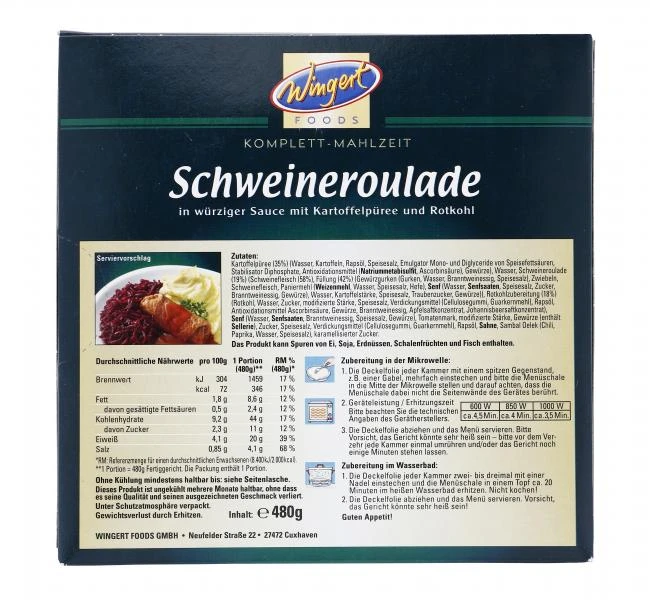Wingert Foods Schweineroulade – Bild 2