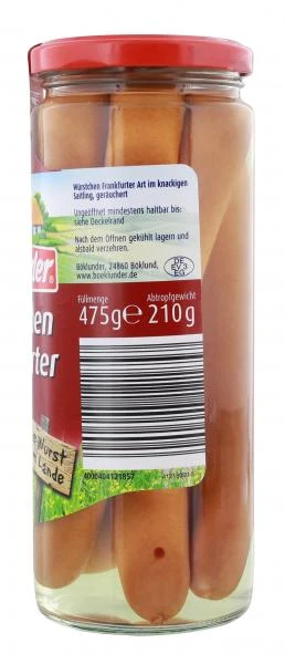 Böklunder Würstchen Frankfurter Art – Bild 2