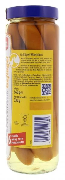 Meica Deutschländer Geflügel Würstchen – Bild 2