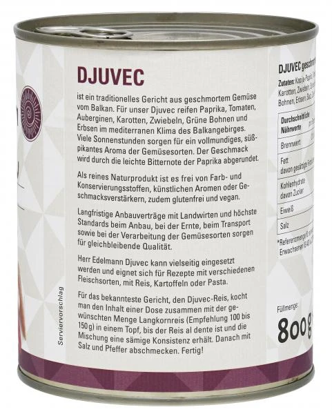 Herr Edelmann Djuvec Geschmortes Gemüse – Bild 2