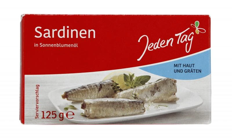 Jeden Tag Sardinen In Sonnenblumenöl