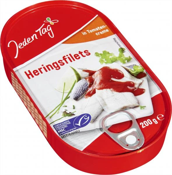 Jeden Tag Heringsfilet In Tomatencreme