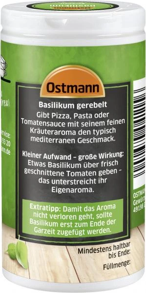 Ostmann Basilikum Gerebelt – Bild 2