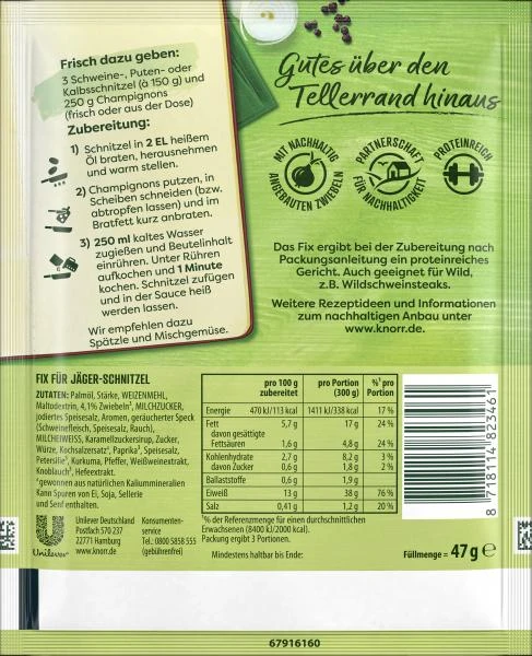 Knorr Fix Lachs-Sahne Gratin – Bild 2