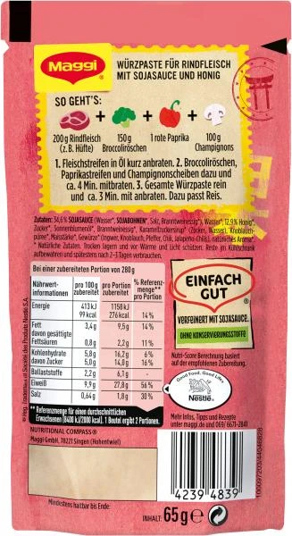Maggi Food Travel Würzpaste Für Teriyaki Style – Bild 2