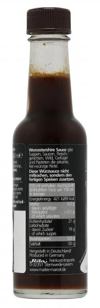 Maitre Marcel Worcestershire Sauce – Bild 3