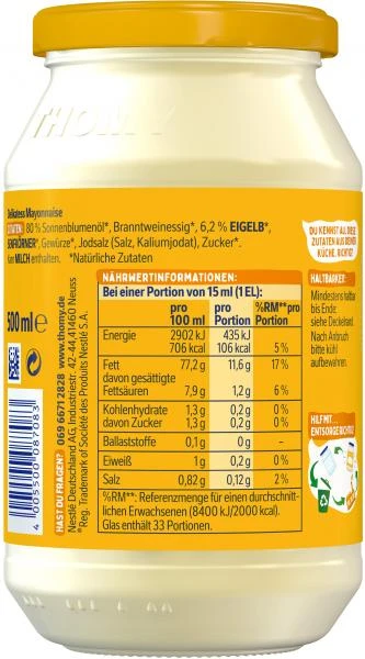 Thomy Delikatess-Mayonnaise – Bild 4