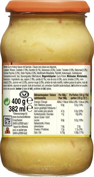 Ben's Original Cremiges Curry – Bild 2