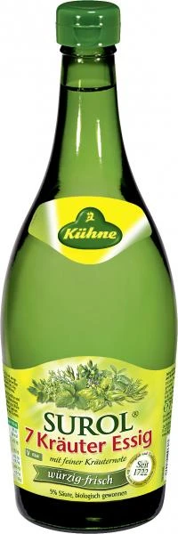 Kühne Surol 7 Kräuter Essig Würzig-frisch