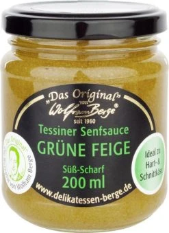Wolfram Berge Original Tessiner Senfsauce Grüne Feige