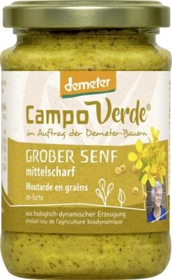 Campo Verde Demeter Grober Senf Mittelscharf