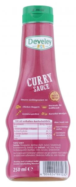 Develey Curry-Sauce Fruchtig-exotisch – Bild 2