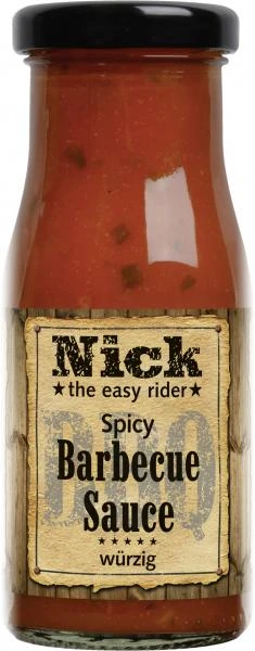 Nick BBQ Barbeque Sauce Spicy