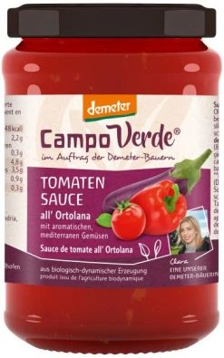 Campo Verde Demeter Bio Tomatensauce All' Ortolana