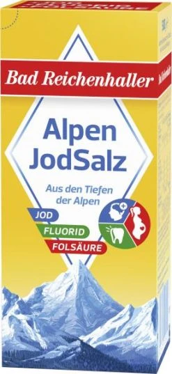 Bad Reichenhaller Alpen Jodsalz Mit Fluorid + Folsäure