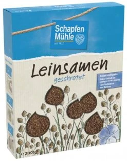 Schapfenmühle Leinsamen Geschrotet