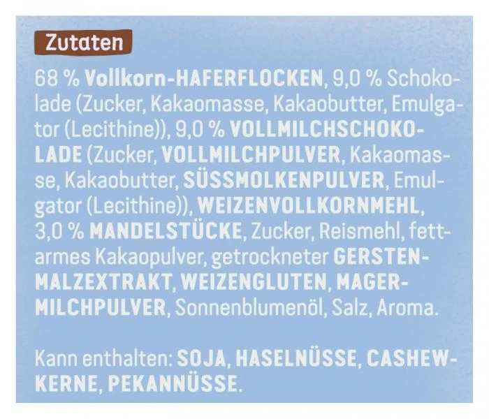 Dr. Oetker Vitalis Weniger Süß Schoko Müsli – Bild 5