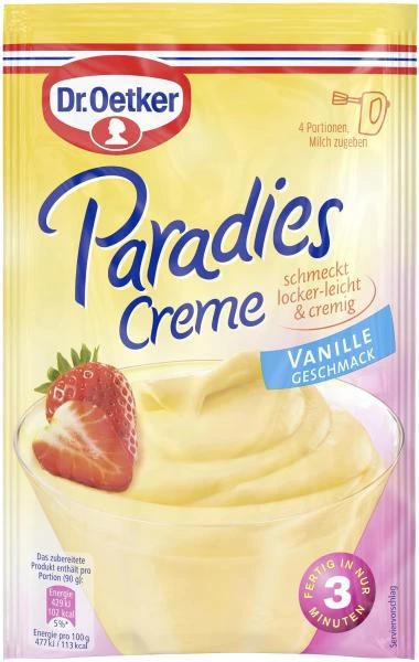 Dr. Oetker Paradies Creme Vanille
