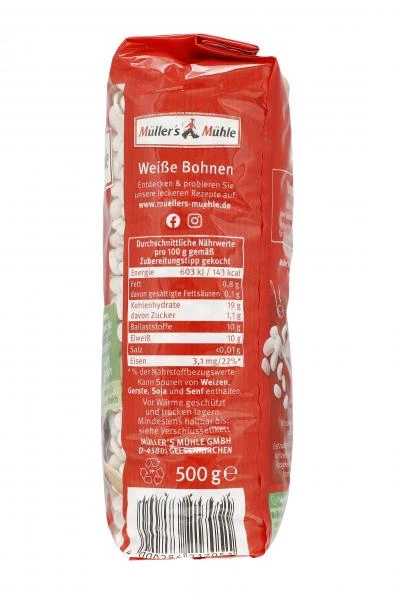 Müller's Mühle Weiße Bohnen – Bild 2
