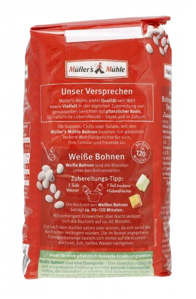 Müller's Mühle Weiße Bohnen – Bild 3