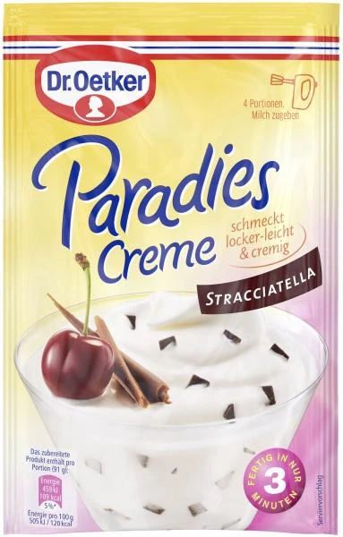 Dr. Oetker Paradies Creme Stracciatella