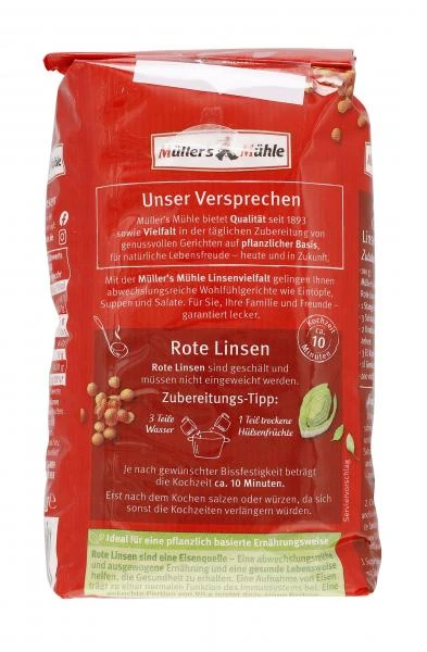 Müller's Mühle Rote Linsen – Bild 3