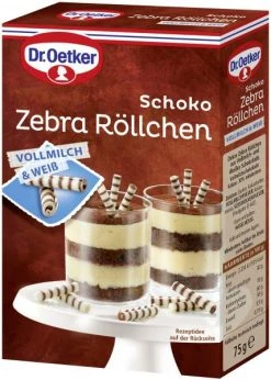 Dr. Oetker Schoko Zebra Röllchen Vollmilch & Weiß