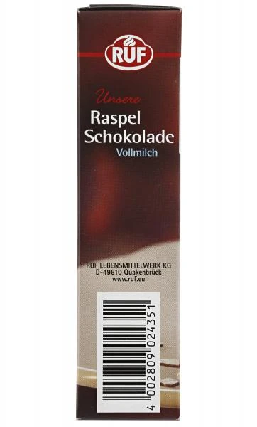 Ruf Raspel Schokolade Vollmilch – Bild 4