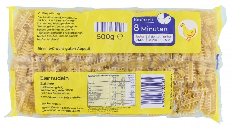 Birkel 7 Hühnchen Eiernudeln Krauselli – Bild 2
