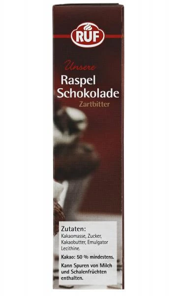 Ruf Raspel Schokolade Zartbitter – Bild 2