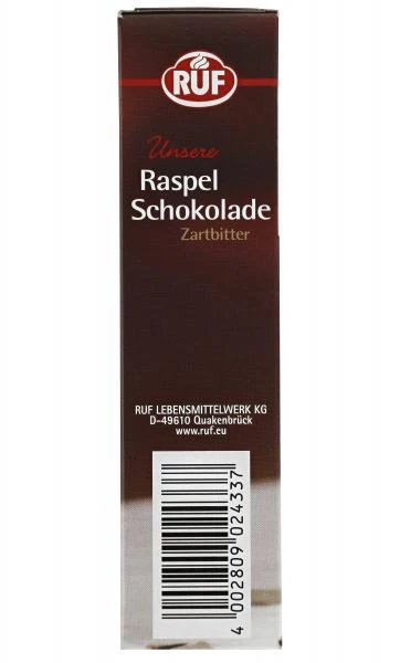 Ruf Raspel Schokolade Zartbitter – Bild 4