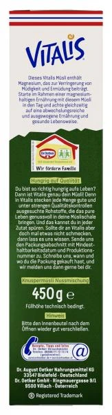 Dr. Oetker Vitalis Knusper Plus Müsli Nussmischung – Bild 4