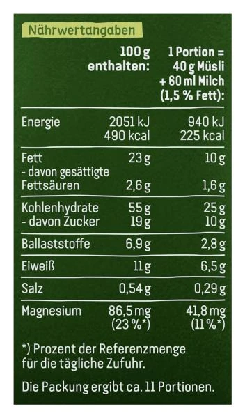 Dr. Oetker Vitalis Knusper Plus Müsli Nussmischung – Bild 6