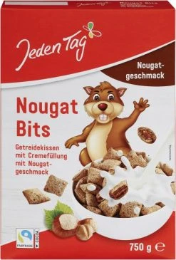 Jeden Tag Nougat-Bits