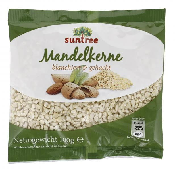 Suntree Kalifornische Mandelkerne Gehackt