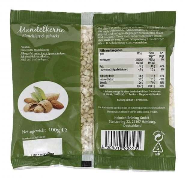 Suntree Kalifornische Mandelkerne Gehackt – Bild 2