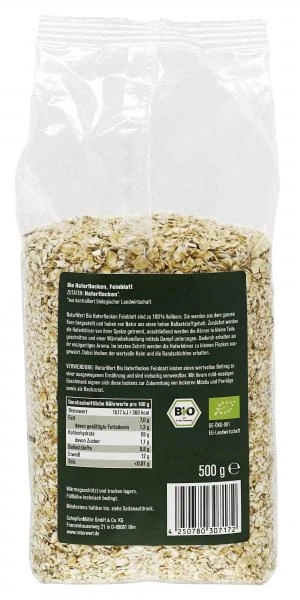 NaturWert Bio Haferflocken Feinblatt – Bild 2