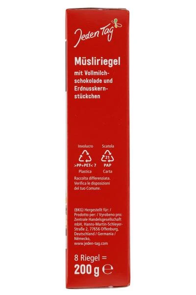 Jeden Tag Müsliriegel Schoko – Bild 2