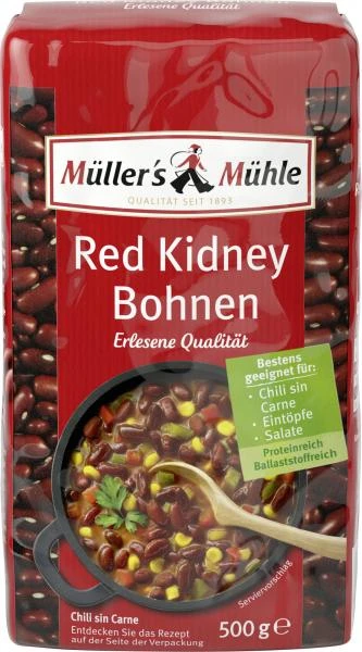 Müller's Mühle Red Kidney Bohnen