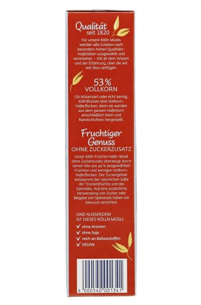 Kölln Früchte Hafer-Müsli Ohne Zuckerzusatz – Bild 4