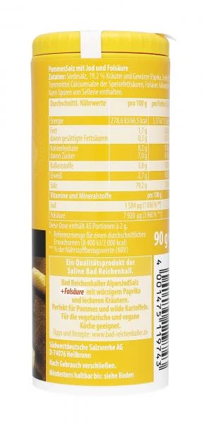 Bad Reichenhaller Pommes Salz – Bild 2
