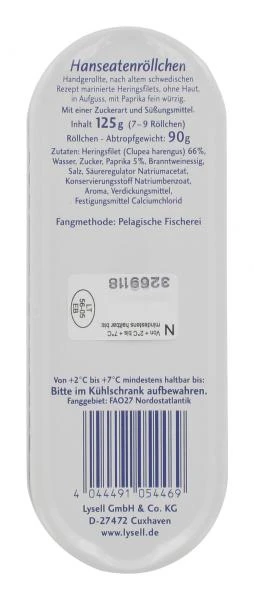 Lysell Hanseatenröllchen Mit Paprika – Bild 2