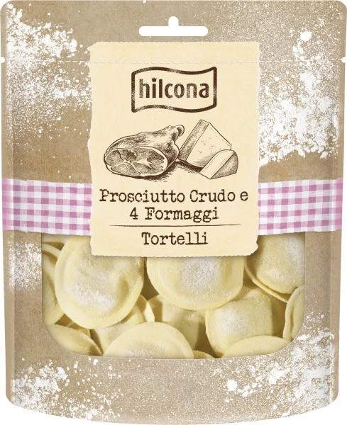 Hilcona Tortelli Prosciutto Crudo E 4 Fromaggi