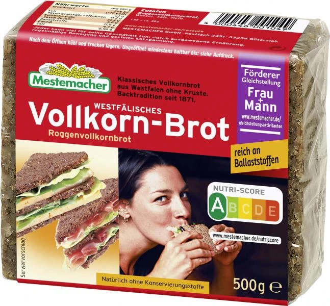 Mestemacher Echt Westfälisches Vollkorn-Brot